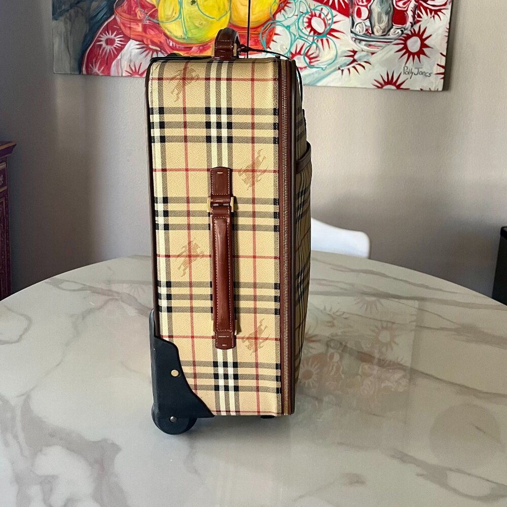 Burberry Haymarket Check Vintage Suitcase - Picture 3 of 13